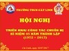 Triển khai KH chuẩn bị KN 45 năm TL-1