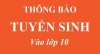 Quyết định giao chỉ tiêu kế hoạch tuyển sinh lớp 10 cho các trường trung học phổ thông tư thục năm học 2024-2025