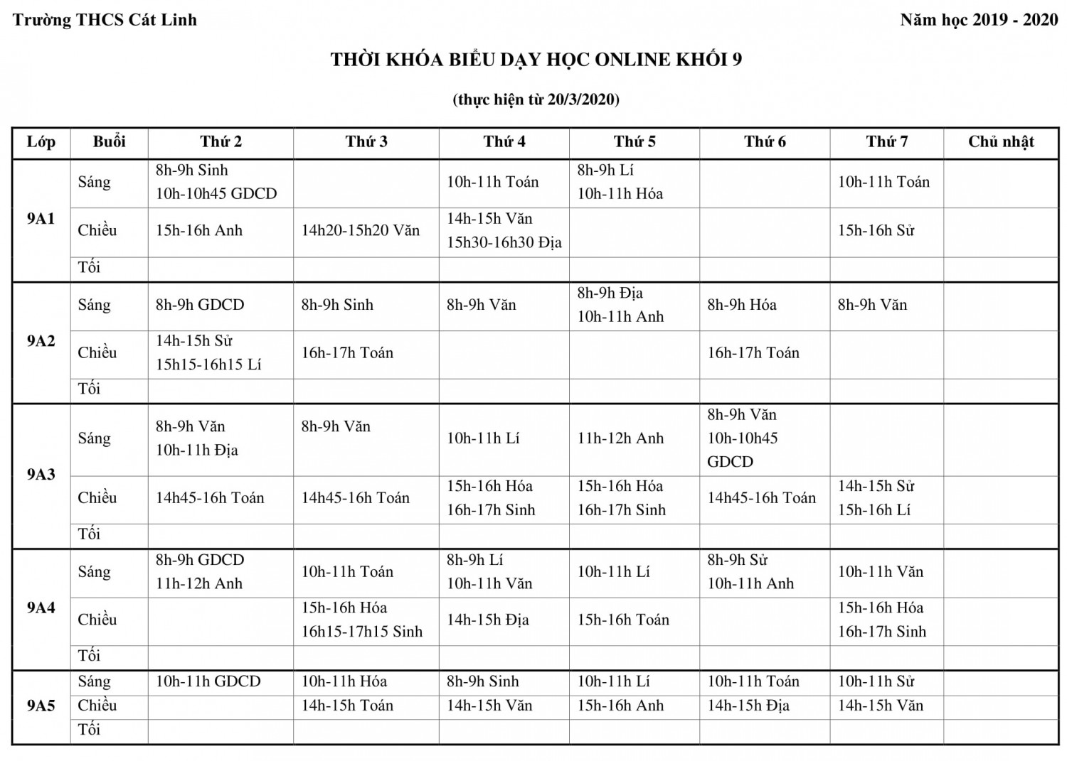 tkb day hoc online k9 1 1